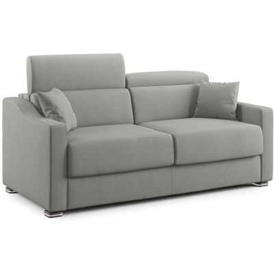 DIVANI.STORE Amber Graues Schlafsofa - Bett DIVANI.STORE Amber Graues Schlafsofa - Bett