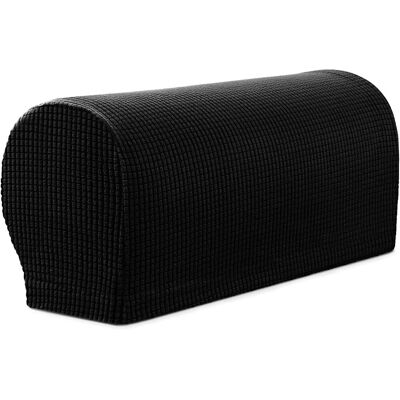 LANGRAY 4 Stück Armlehnenbezüge Wasserdichte Armlehnenbezüge Stretch Polyester Sofa Armlehnenbezüge Spandex Sofa Schonbezug Für Wohnzimmer Liegecouch (schwarz) LANGRAY 4 Stück Armlehnenbezüge Wasserdichte Armlehnenbezüge Stretch Polyester Sofa Armlehnenbezüge Spandex Sofa Schonbezug Für Wohnzimmer Liegecouch (schwarz)