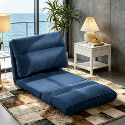 SANS MARQUE Dunkelblauer Verstellbarer Boden-lazy-sessel 70x72x56 – 70x72x56 Cm – 7.8 Kg – Aus Polyester – Assise Rembourrée De – Erhalten Sie Eine SANS MARQUE Dunkelblauer Verstellbarer Boden-lazy-sessel 70x72x56 – 70x72x56 Cm – 7.8 Kg – Aus Polyester – Assise Rembourrée De – Erhalten Sie Eine