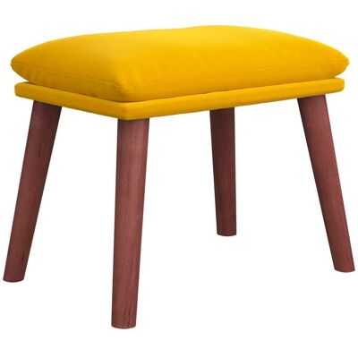 Fußhocker Senfgelb 45x29,5x35 Cm Samt Vidaxl Fußhocker Senfgelb 45x29,5x35 Cm Samt Vidaxl