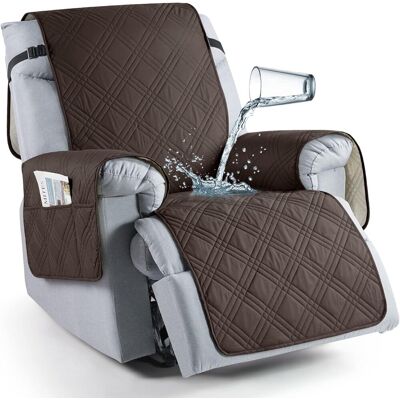 XISRENS Taococo 100% Wasserdichter Sesselbezug, Rutschfester Bezug Für Relaxsessel Mit Tasche, Waschbarer Sessel-/möbelschutz Für Kinder Und Haustiere (60 Cm, Schokoladenbraun) XISRENS Taococo 100% Wasserdichter Sesselbezug, Rutschfester Bezug Für Relaxsessel Mit Tasche, Waschbarer Sessel-/möbelschutz Für Kinder Und Haustiere (60 Cm, Schokoladenbraun)