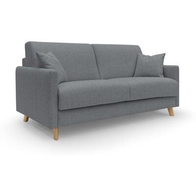DIVANI.STORE Edgar Wasserdichter Stoff Schlafsofa - 3-2-Sitzer, Grau DIVANI.STORE Edgar Wasserdichter Stoff Schlafsofa - 3-2-Sitzer, Grau