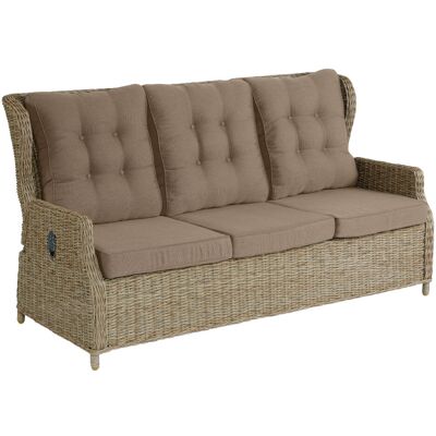Inko Lounge-sofa 3-sitzer Leona Rattanoptik Loungebank 3 Farben Zur Wahl Inko Lounge-sofa 3-sitzer Leona Rattanoptik Loungebank 3 Farben Zur Wahl