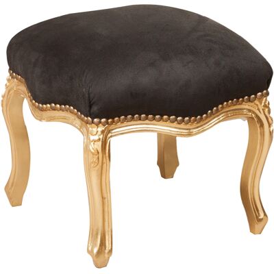 Biscottini - Louis Xvi Französischer Fußschemel Aus Massivem Buchenholz Biscottini - Louis Xvi Französischer Fußschemel Aus Massivem Buchenholz