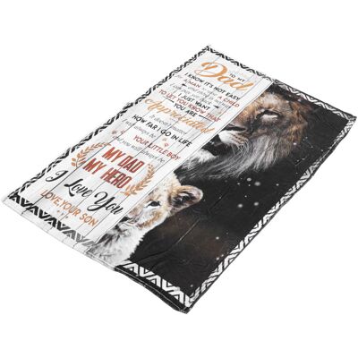HEAT Papa-decke Zum Vatertag, Personalisierbar, Aus Polyesterfaser, Multifunktional, Für Schlafzimmer, Sofa Oder Büro, 150 X 200 Cm / 59,06 X 78,74 Zoll HEAT Papa-decke Zum Vatertag, Personalisierbar, Aus Polyesterfaser, Multifunktional, Für Schlafzimmer, Sofa Oder Büro, 150 X 200 Cm / 59,06 X 78,74 Zoll
