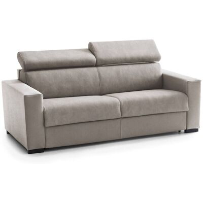 Schlafsofa Daame, 2-sitzer-sofa, 100% Made In Italy, Wohnzimmersofa Mit Drehbarer Öffnung, Mit Verstellbaren Kopfstützen Und Schlanken Armlehnen, Cm 160x95h85, Turteltaube - Dmora Schlafsofa Daame, 2-sitzer-sofa, 100% Made In Italy, Wohnzimmersofa Mit Drehbarer Öffnung, Mit Verstellbaren Kopfstützen Und Schlanken Armlehnen, Cm 160x95h85, Turteltaube - Dmora