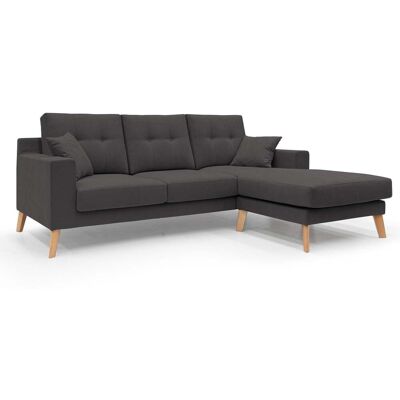 Divani.store Skandinavisches reversibles Ecksofa - Wasserabweisender Stoff Divani.store Skandinavisches reversibles Ecksofa - Wasserabweisender Stoff