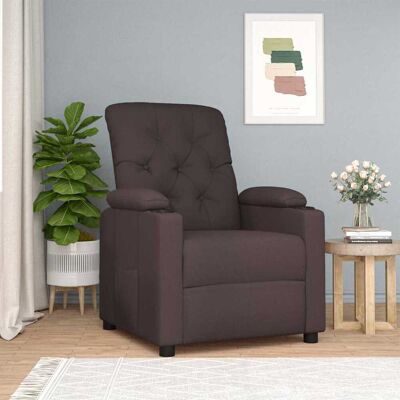 Relaxsessel Dunkelbraun Stoff Vidaxl Relaxsessel Dunkelbraun Stoff Vidaxl