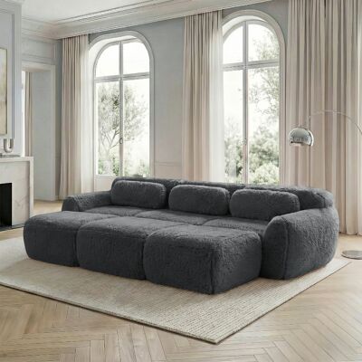 SANS MARQUE Boneless Cloud Sofas – 291x179x73 Cm – 77.5 Kg – Aus Plüsch – Premium-plüschstoffgenießen Sie Den – Gemütliches Wohnzimmer-sofa Dieses – Modell B SANS MARQUE Boneless Cloud Sofas – 291x179x73 Cm – 77.5 Kg – Aus Plüsch – Premium-plüschstoffgenießen Sie Den – Gemütliches Wohnzimmer-sofa Dieses – Modell B