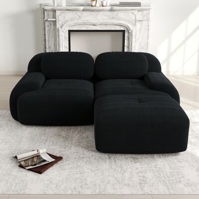 SANS MARQUE Sofa – 208x178x70 Cm – 45.5 Kg – Aus Cord – Modulares Ecksofa – Premium-cordstoff-stoff: Tauchen Sie – Montagefreie Lieferung – Ergonomisches Design SANS MARQUE Sofa – 208x178x70 Cm – 45.5 Kg – Aus Cord – Modulares Ecksofa – Premium-cordstoff-stoff: Tauchen Sie – Montagefreie Lieferung – Ergonomisches Design