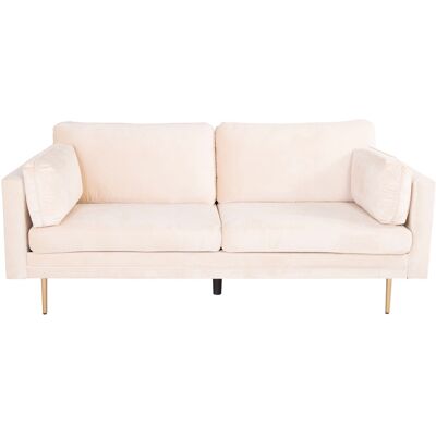 Venture Home Beige Samtsofa 3-Sitzer - Sofa Venture Home Beige Samtsofa 3-Sitzer - Sofa