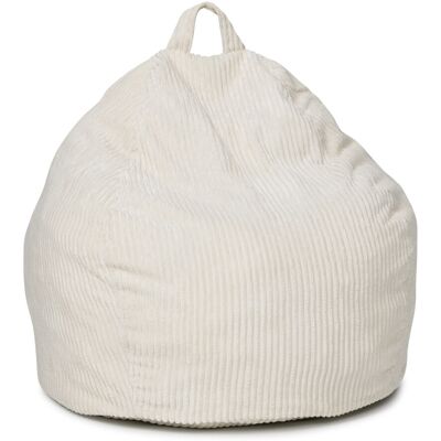 IDMARKET Sitzsack Birne Hortense Aus Cord Beige IDMARKET Sitzsack Birne Hortense Aus Cord Beige