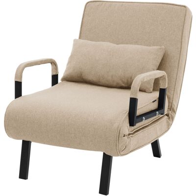 Ml-design Schlafsessel Mit Bettfunktion, 3in1 Sessel Mit Schlaffunktion, Klappbarer Bettsessel, Klappsessel Mit Verstellbare Rückenlehne, Faltbares Schlafsofa, Gästebett, Stahlrahmen & Chenille, Braun Ml-design Schlafsessel Mit Bettfunktion, 3in1 Sessel Mit Schlaffunktion, Klappbarer Bettsessel, Klappsessel Mit Verstellbare Rückenlehne, Faltbares Schlafsofa, Gästebett, Stahlrahmen & Chenille, Braun