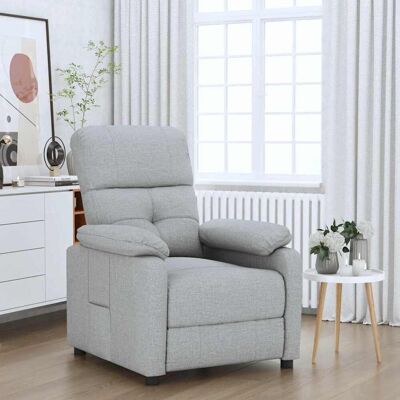 Relaxsessel Hellgrau Stoff Vidaxl Relaxsessel Hellgrau Stoff Vidaxl