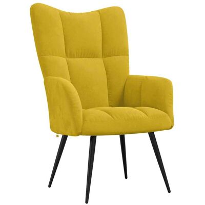 Relaxsessel Senfgelb Samt - Vidaxl Relaxsessel Senfgelb Samt - Vidaxl