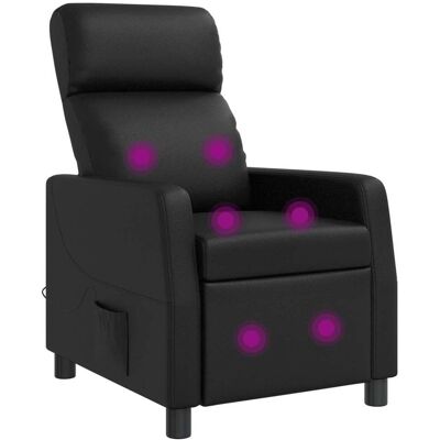 Massage Relaxsessel Schwarz Kunstleder Vidaxl Massage Relaxsessel Schwarz Kunstleder Vidaxl