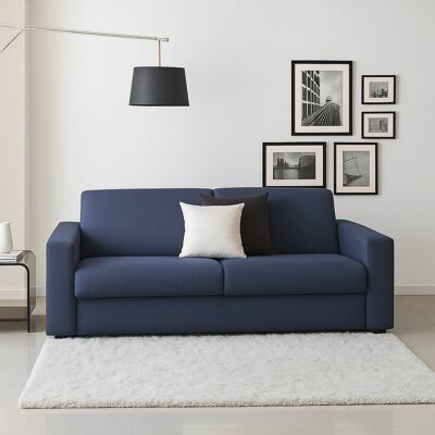 Festes Sofa Giuseppina, 2-sitzer-sofa, 100% Made In Italy, Wohnzimmersofa Aus Gepolstertem Stoff, Mit Standard-armlehnen, Cm 180x95h90, Beige - Talamo Italia Festes Sofa Giuseppina, 2-sitzer-sofa, 100% Made In Italy, Wohnzimmersofa Aus Gepolstertem Stoff, Mit Standard-armlehnen, Cm 180x95h90, Beige - Talamo Italia