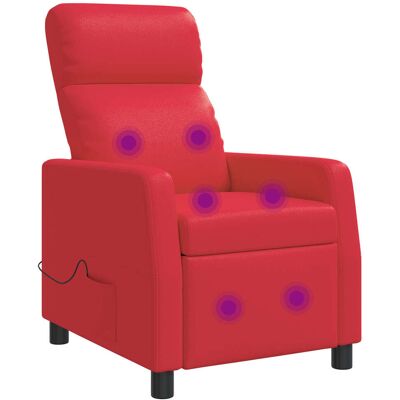 Massage Relaxsessel Rot Kunstleder Vidaxl Massage Relaxsessel Rot Kunstleder Vidaxl