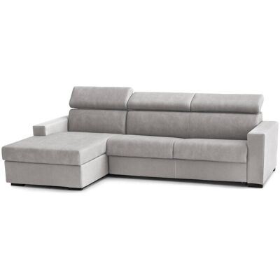TALAMO ITALIA - Modern Ecksofa Bett - 3 in 1 - Grau TALAMO ITALIA - Modern Ecksofa Bett - 3 in 1 - Grau