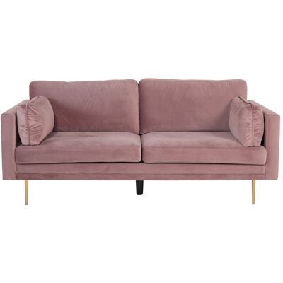 EBUY24 Boom Sofa 3 Personen Velour Rosa. EBUY24 Boom Sofa 3 Personen Velour Rosa.