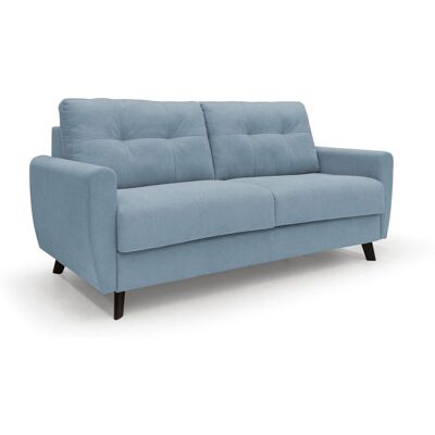 DIVANI.STORE Callisto Schlafsofa Aus Weichem, Wasserfestem Stoff T02 168 Cm (mat. 120x197) Baby Blau DIVANI.STORE Callisto Schlafsofa Aus Weichem, Wasserfestem Stoff T02 168 Cm (mat. 120x197) Baby Blau