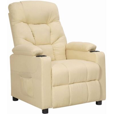 Relaxsessel Creme Stoff Vidaxl Relaxsessel Creme Stoff Vidaxl