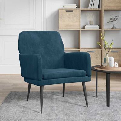 VIDAXL Maison Chic - Sessel - Blau - Modernes Design - 62x79x79 cm VIDAXL Maison Chic - Sessel - Blau - Modernes Design - 62x79x79 cm