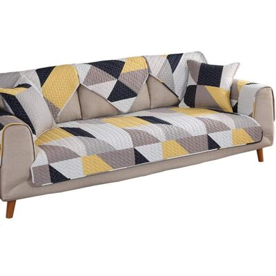 AOUGO Segmentierter Sofabezug Für Ecksofa, Sofaschutz Für Kinder, Hunde Und Katzen, Geometrisch Bedrucktes Baumwollsofa-dreieck110 X 180 Cm AOUGO Segmentierter Sofabezug Für Ecksofa, Sofaschutz Für Kinder, Hunde Und Katzen, Geometrisch Bedrucktes Baumwollsofa-dreieck110 X 180 Cm