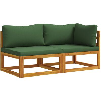 Vidaxl Sectional Sofa Set With Cushions 2 Pcs 2-seater Vidaxl Sectional Sofa Set With Cushions 2 Pcs 2-seater