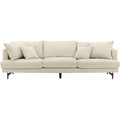 Venture Home Sofia 3-Sitzer Samtsofa Beige - Couch Venture Home Sofia 3-Sitzer Samtsofa Beige - Couch