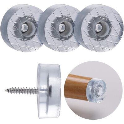 Minkurow 20 Stück Φ29 Mm Runde Anti-rutsch-gummipads Für Möbel, Stühle, Sofas, Tische Und Holzböden, Um Transparente Geräusche Zu Reduzieren Minkurow 20 Stück Φ29 Mm Runde Anti-rutsch-gummipads Für Möbel, Stühle, Sofas, Tische Und Holzböden, Um Transparente Geräusche Zu Reduzieren