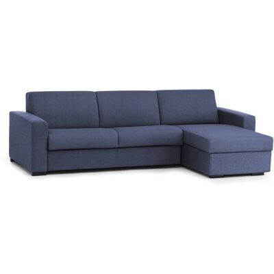 Festes Sofa Nicoletta, Ecksofa, 100% Made In Italy, Sofa-wohnzimmer, Mit Wendebehälter Halbinsel, Aus Gepolstertem Stoff, Mit Standard-armlehnen, Cm 280x95h90 - Talamo Italia Festes Sofa Nicoletta, Ecksofa, 100% Made In Italy, Sofa-wohnzimmer, Mit Wendebehälter Halbinsel, Aus Gepolstertem Stoff, Mit Standard-armlehnen, Cm 280x95h90 - Talamo Italia