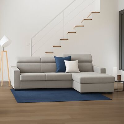 Festes Sofa Dioanno, Ecksofa, 100% Made In Italy, Sofa Im Wohnzimmer Mit Chaiselongue, In Gepolstertem Stoff - Rechte Containerhalbinsel, Mit Schmalen Armlehnen, Cm 280x95h85, Turteltaube - Dmora Festes Sofa Dioanno, Ecksofa, 100% Made In Italy, Sofa Im Wohnzimmer Mit Chaiselongue, In Gepolstertem Stoff - Rechte Containerhalbinsel, Mit Schmalen Armlehnen, Cm 280x95h85, Turteltaube - Dmora