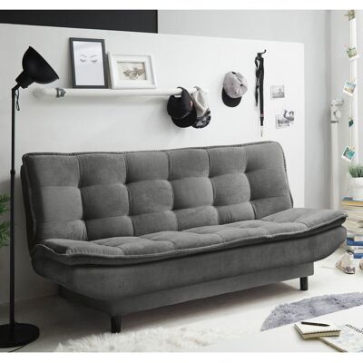 LOMADOX Schlafsofa Mit Bettkasten In 188x118 Cm Pirna-09, In Der Farbe Silver, Grün, Dark Grey LOMADOX Schlafsofa Mit Bettkasten In 188x118 Cm Pirna-09, In Der Farbe Silver, Grün, Dark Grey