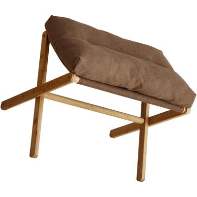 JUTE Fußstütze, Sofa-fußstütze, Büro-fußstütze, Fußhocker, Fußhocker, Fußstütze, Beinstütze, Kaffeefarbe JUTE Fußstütze, Sofa-fußstütze, Büro-fußstütze, Fußhocker, Fußhocker, Fußstütze, Beinstütze, Kaffeefarbe