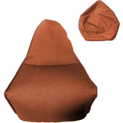 Mobili Rebecca - Rebecca Mobili Leerer Sitzsack Orange Futter Polyester Reißverschluss 70x80x90 Mobili Rebecca - Rebecca Mobili Leerer Sitzsack Orange Futter Polyester Reißverschluss 70x80x90
