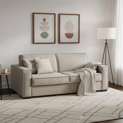 Schlafsofa Daabi, Großes 2-sitzer-sofa, 100% Made In Italy, Wohnzimmersofa Mit Drehbarer Öffnung, Aus Gepolstertem Stoff, Mit Schmalen Armlehnen, Cm 180x95h90, Turteltaube - Dmora Schlafsofa Daabi, Großes 2-sitzer-sofa, 100% Made In Italy, Wohnzimmersofa Mit Drehbarer Öffnung, Aus Gepolstertem Stoff, Mit Schmalen Armlehnen, Cm 180x95h90, Turteltaube - Dmora