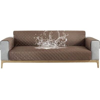 ENSOLEILLE Wasserdichter Sofabezug, Rutschfester Sofabezug, Haustiersicher, Katzen-/hundesicher, Sofabezug, Sofabezug Für Sofa (braun, 3-sitzer) ENSOLEILLE Wasserdichter Sofabezug, Rutschfester Sofabezug, Haustiersicher, Katzen-/hundesicher, Sofabezug, Sofabezug Für Sofa (braun, 3-sitzer)