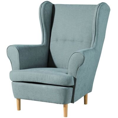 Massivmoebel24 Ohrensessel 71x74x105 Petrol Scandi 109 Massivmoebel24 Ohrensessel 71x74x105 Petrol Scandi 109