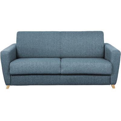 MILIBOO Schlafsofa Skandinavisch Blau Und Holz Graham MILIBOO Schlafsofa Skandinavisch Blau Und Holz Graham