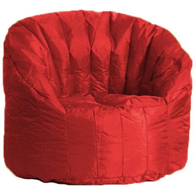 Talamo Italia - Runder Polstersessel, Farbe Rot, Maße 80 X 80 X 80 Cm Talamo Italia - Runder Polstersessel, Farbe Rot, Maße 80 X 80 X 80 Cm