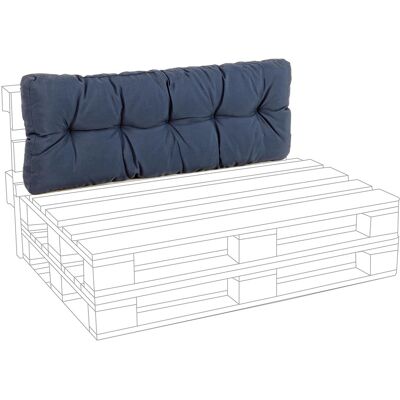 BIZZOTTO Gepolstertes Kissen Für Holzpaletten Sofas 120 Cm -blau / Rückenlehne BIZZOTTO Gepolstertes Kissen Für Holzpaletten Sofas 120 Cm -blau / Rückenlehne