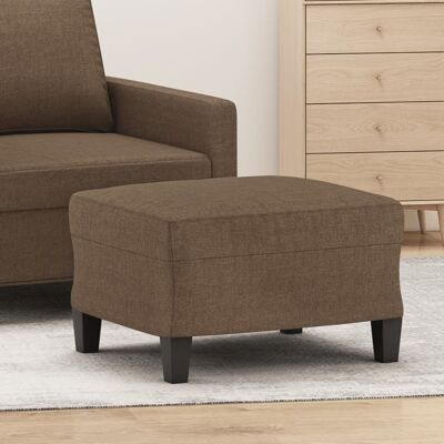 Fußhocker Braun 60x50x41 Cm Stoff Vidaxl Fußhocker Braun 60x50x41 Cm Stoff Vidaxl
