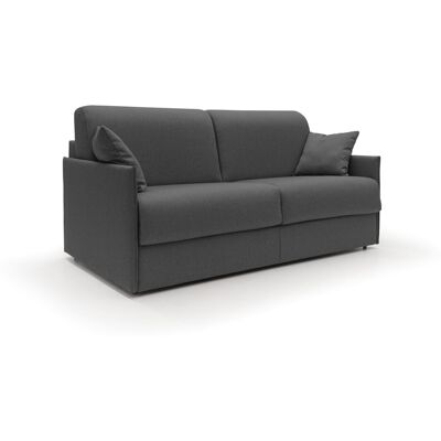 DIVANI.STORE Evans Schlafsofa Aus Wasserfestem Stoff T13 189 Cm (mat. 160x197) Anthrazit DIVANI.STORE Evans Schlafsofa Aus Wasserfestem Stoff T13 189 Cm (mat. 160x197) Anthrazit