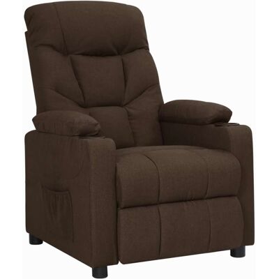 Relaxsessel Dunkelbraun Stoff Vidaxl Relaxsessel Dunkelbraun Stoff Vidaxl