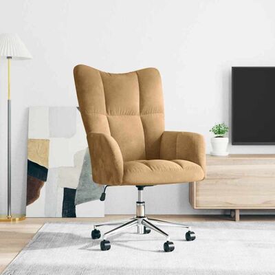 Relaxsessel Braun Samt - Vidaxl Relaxsessel Braun Samt - Vidaxl