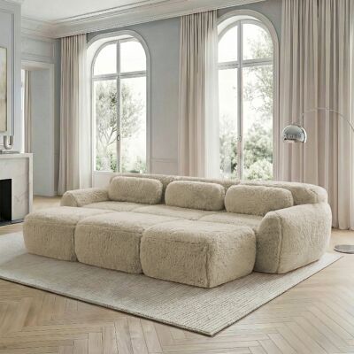 SANS MARQUE Boneless Cloud Sofas – 291x179x73 Cm – 77.5 Kg – Aus Plüsch – Premium-plüschstoffgenießen Sie Den – Gemütliches Wohnzimmer-sofa Dieses – Modell C SANS MARQUE Boneless Cloud Sofas – 291x179x73 Cm – 77.5 Kg – Aus Plüsch – Premium-plüschstoffgenießen Sie Den – Gemütliches Wohnzimmer-sofa Dieses – Modell C