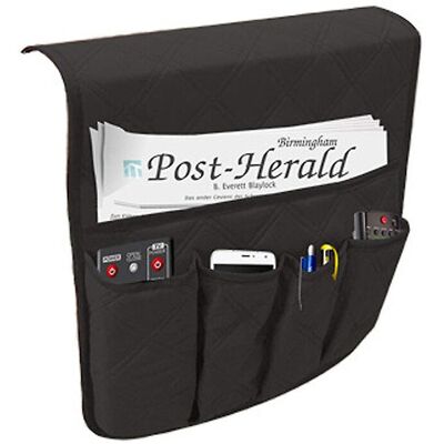 Aougo - Sofa-armlehnen-organizer, Anti-rutsch-tasche Für Sofa-sessel, Aufbewahrungstasche Aus Stoff Für Handys, Brillen, Tv-fernbedienung, Platzsparende Tasche (schwarz) Aougo - Sofa-armlehnen-organizer, Anti-rutsch-tasche Für Sofa-sessel, Aufbewahrungstasche Aus Stoff Für Handys, Brillen, Tv-fernbedienung, Platzsparende Tasche (schwarz)