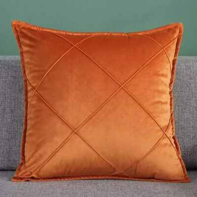 Minkurow Hochwertiges Samt-kissenbezug-set, Einfach, Weich, Dekorativer Kissenbezug Für Sofa (45 X 45 Cm (1 Orange)) Minkurow Hochwertiges Samt-kissenbezug-set, Einfach, Weich, Dekorativer Kissenbezug Für Sofa (45 X 45 Cm (1 Orange))