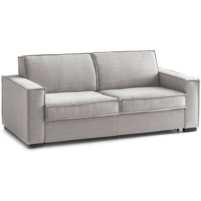 Festes Sofa Adriana, 2-sitzer-sofa, 100% Made In Italy, Wohnzimmersofa Aus Stoff, Mit Standard-armlehnen, Cm 180x95h90, Grau - Talamo Italia Festes Sofa Adriana, 2-sitzer-sofa, 100% Made In Italy, Wohnzimmersofa Aus Stoff, Mit Standard-armlehnen, Cm 180x95h90, Grau - Talamo Italia